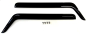 Preview: Wind Deflector Set Door Visors for the newest SUZUKI JIMNY GJ