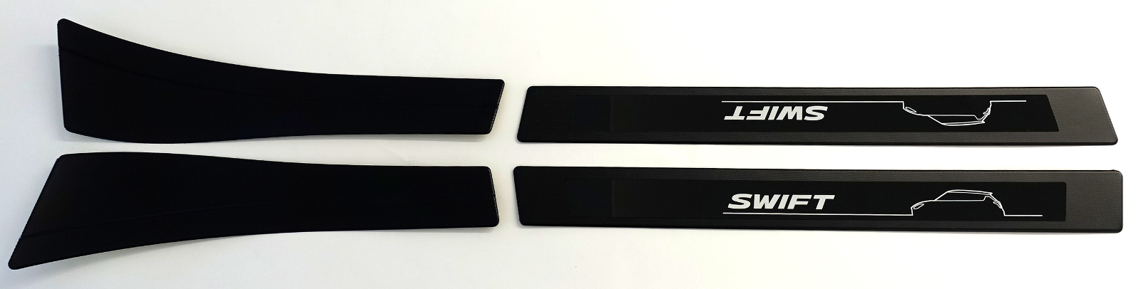 Auto Einstiegsleisten Schutz Für Suzuki Swift 2005-2025 - Carbon Optik