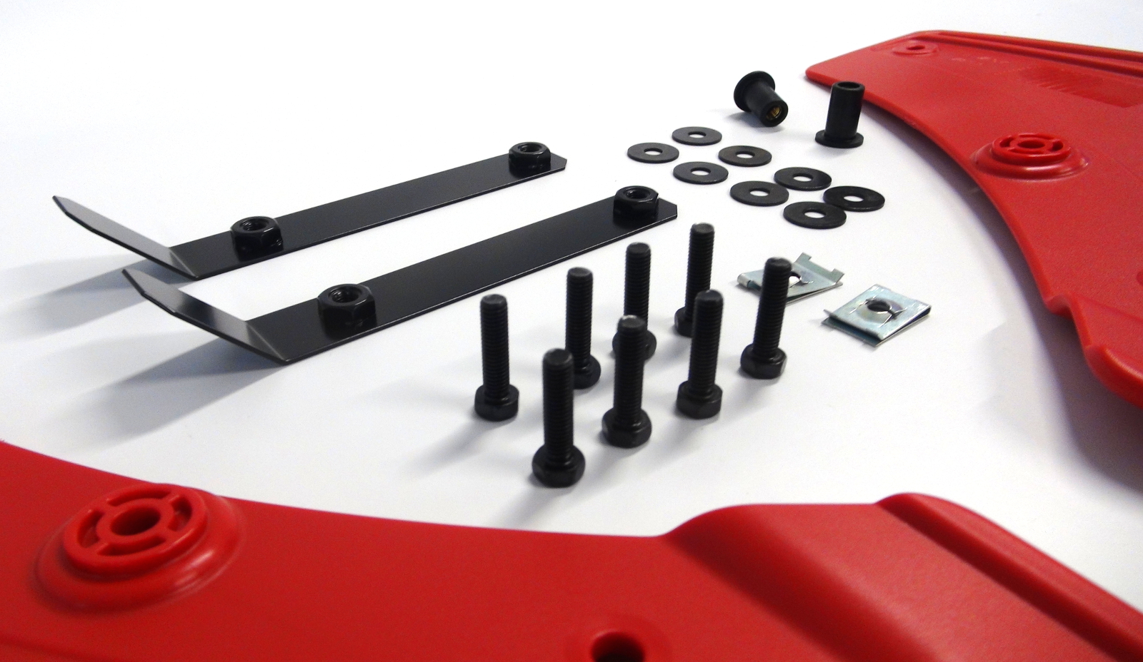 Genuine Suzuki Mud Flap Set For Swift 2018-2023 – Includes Clips & Locks (Matte Black)