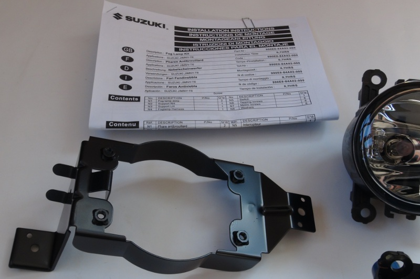 Nebelscheinwerfer-Set für den SUZUKI Jimny