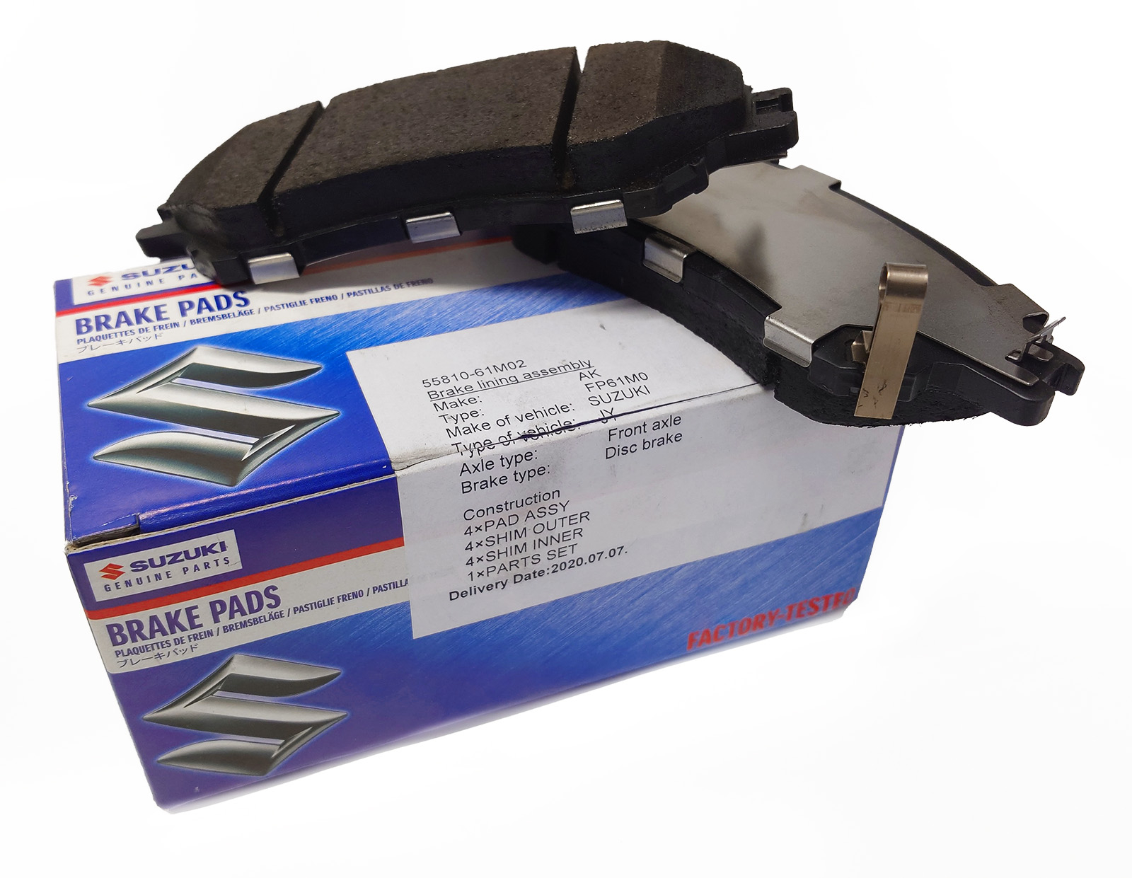 Genuine brake discs and brake pads for your SUZUKI SX4 S-Cross